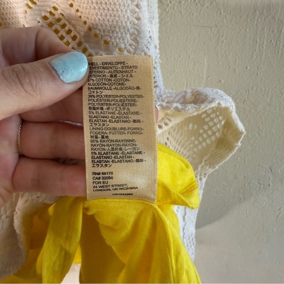 Anthropologie White Lace Overlay
Cosette Top Size Small Eyelet Design - Picture 5 of 8